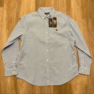 NEW! NFL New England Patriots Vineyard Vines Button Down Shirt Men’s XL